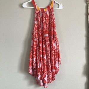 Free people Mimi high low handkerchief tunic med